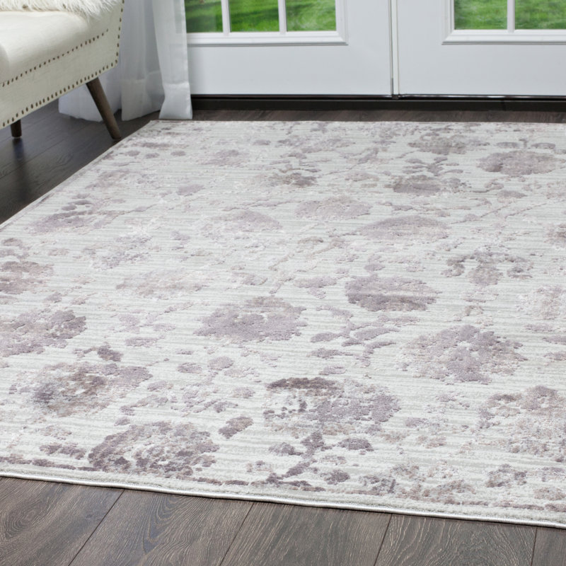 Kenmare Gray/Mauve Area Rug & Reviews Joss & Main